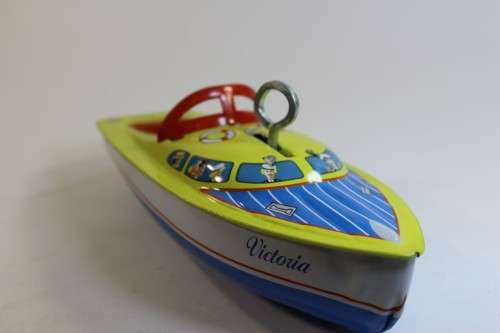 Vintage Tin Boat