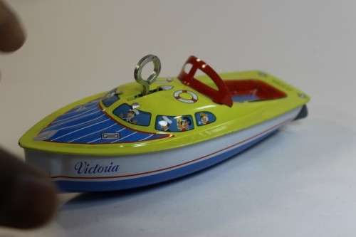 Vintage Tin Boat