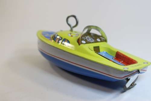 Vintage Tin Boat