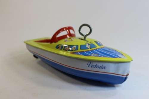 Vintage Tin Boat