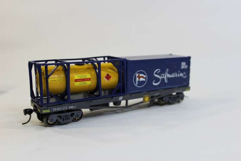 SARM : Safmarine & Tanktainer Container Wagon Kadee couplers