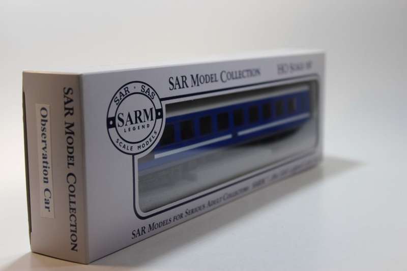 SARM :) Blue Train Observation Wagon (Kadee Couplers)