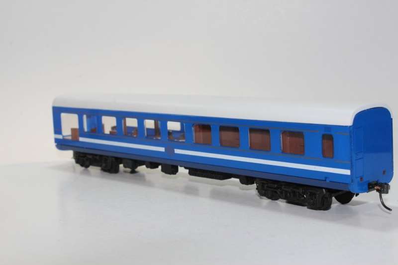 SARM :) Blue Train Observation Wagon (Kadee Couplers)