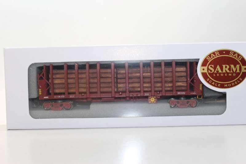 SARM: STJ-2 SAR Timber Wagon (Short Timber Load ) ( Kadee Couplers)