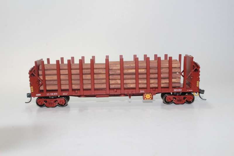 SARM: STJ-2 SAR Timber Wagon (Short Timber Load ) ( Kadee Couplers)