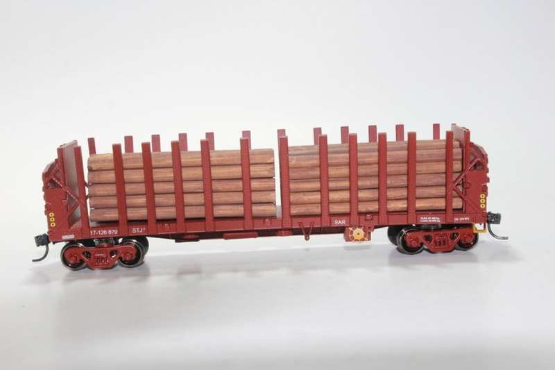 SARM: STJ-2 SAR Timber Wagon (Short Timber Load ) ( Kadee Couplers)