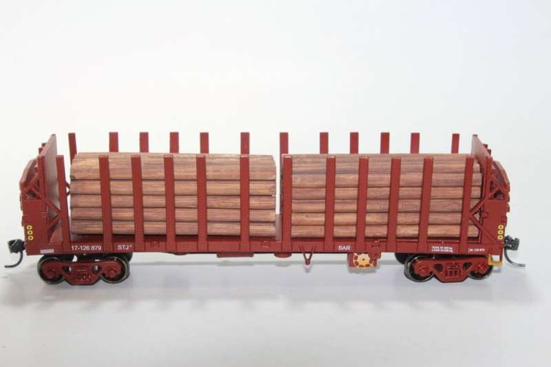 SARM: STJ-2 SAR Timber Wagon (Short Timber Load ) ( Kadee Couplers)