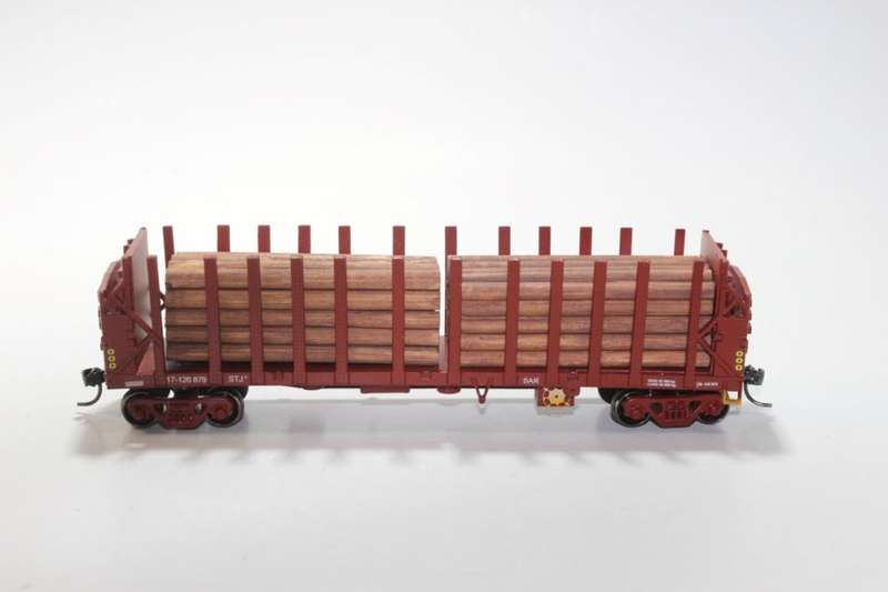 SARM: STJ-2 SAR Timber Wagon (Short Timber Load ) ( Kadee Couplers)