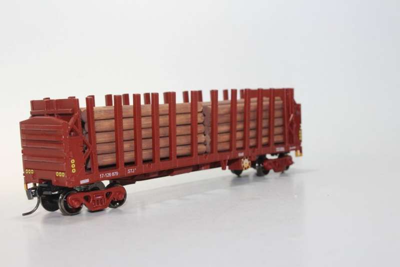 SARM: STJ-2 SAR Timber Wagon (Short Timber Load ) ( Kadee Couplers)