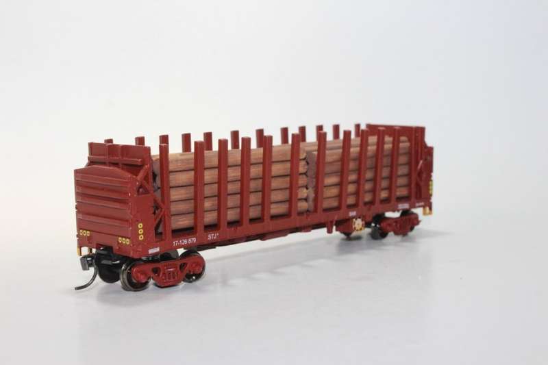SARM: STJ-2 SAR Timber Wagon (Short Timber Load ) ( Kadee Couplers)