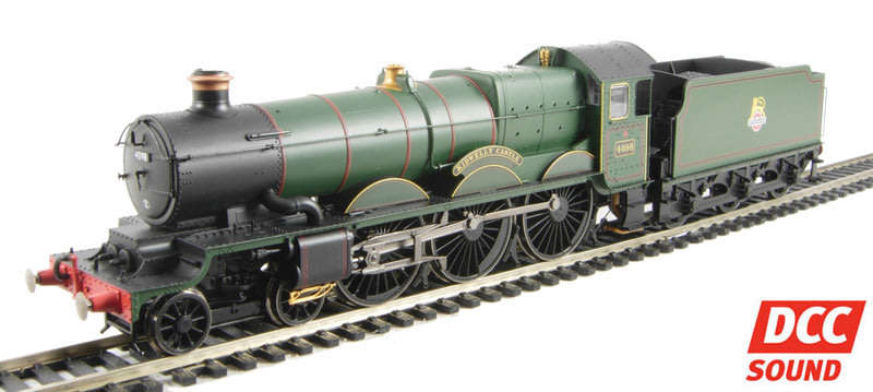 Hornby: BR Castle Class Steam Locomotive " Earl of Germans" ( TTS SOUND)
