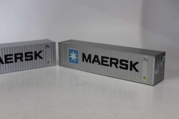 2 x Maersk Containers
