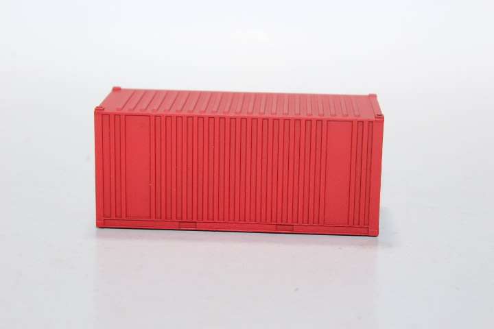 1 x 20 feet container with ribbed sides.