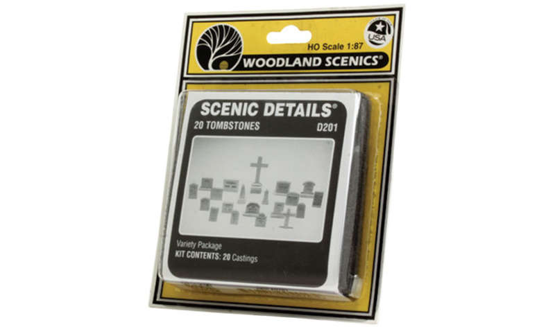 Woodlands Scenics : 20 x Tombstones