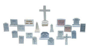 Woodlands Scenics : 20 x Tombstones