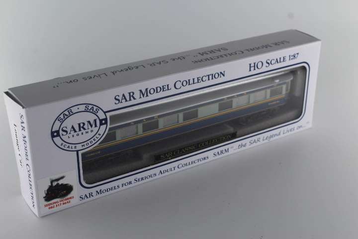 SARM : South African Classic Blue Train Lounge Wagon (Lima Coupler's)