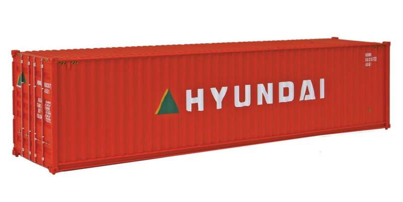 Walters : "Hyundai" 40' Shipping Container (HO) (Not real Container)