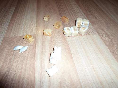 HO - Sugar , Flour and wooden crates