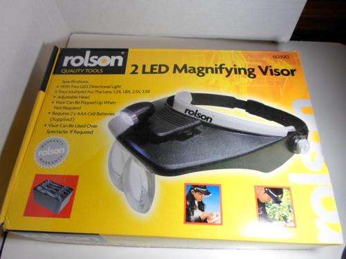 Rolson: 2 LED Magnifying Visor