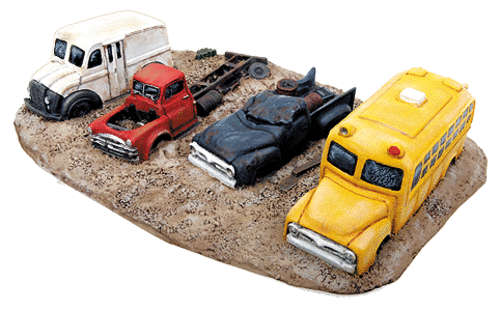 Walther : Junk Truck Row (HO)