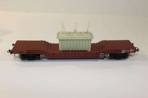 Flatbed with transformer load