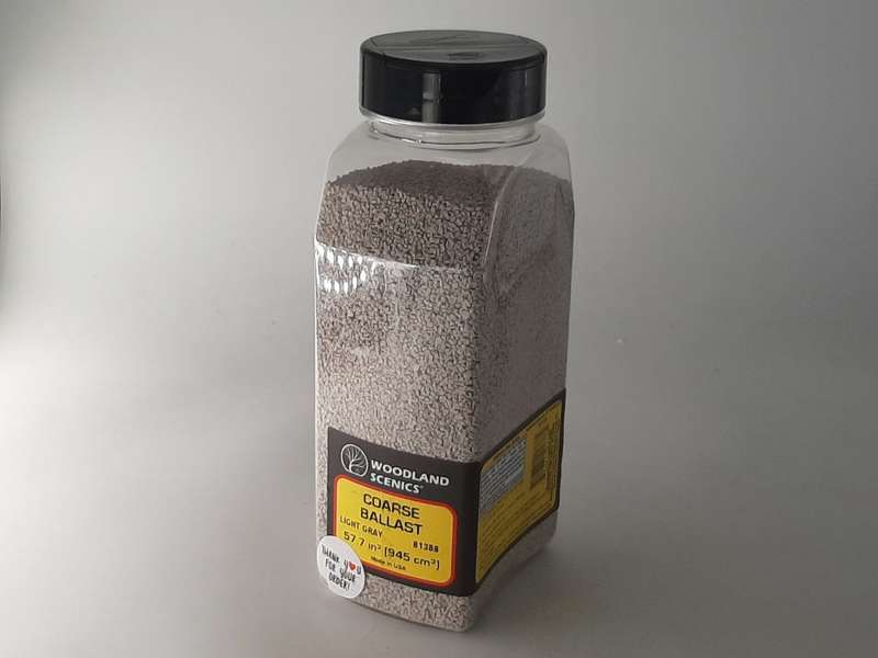 Woodlands Scenic : Coarse Ballast (Light Gray )