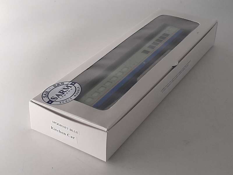 SARM : South African Model Train : 2nd Class Passenger  Coach  - Spoornet Blue (Lima Couplers)