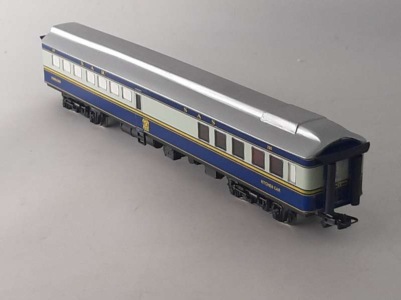 SARM : South African Model Train: Kitchen Coach - Old Blue Colours (Lima Couplers)