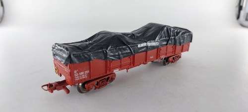 South African Railways Model Train : SAR BLJ Coal Wagon with Tarp (Lima Couplers)
