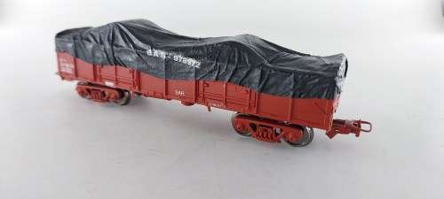 South African Railways Model Train : SAR BLJ Coal Wagon with Tarp (Lima Couplers)