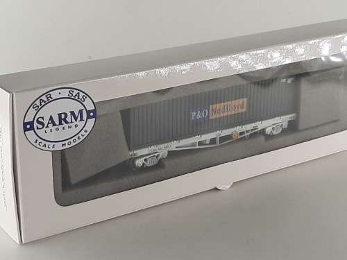 SARM : P7O Nedlyod Container Wagon  ( Kadee Couplers)