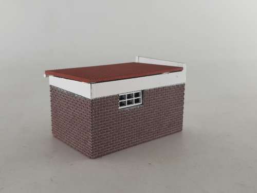 Model Train Accessories : South African Residential Garage (HO) (Red Roof)