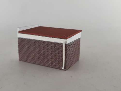 Model Train Accessories : South African Residential Garage (HO) (Red Roof)