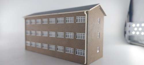 Model Train Buildings : South African Flats (HO)