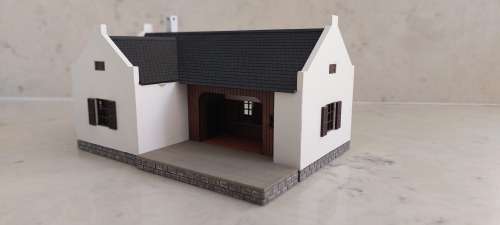 Model Train Buildings : South African Cape Dutch Restaurant (HO)