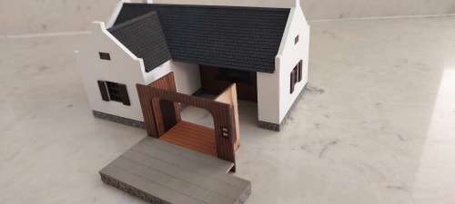 Model Train Buildings : South African Cape Dutch Restaurant (HO)