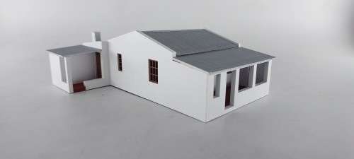 Model Train Buildings : South African Railway Station Master House - Belmont (HO)