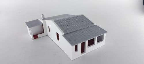 Model Train Buildings : South African Railway Station Master House - Belmont (HO)