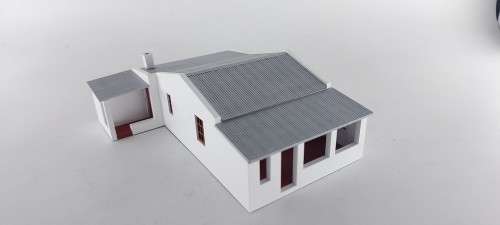 Model Train Buildings : South African Railway Station Master House - Belmont (HO)