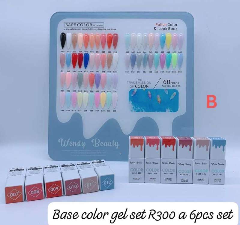 60 Base Color Gel Set