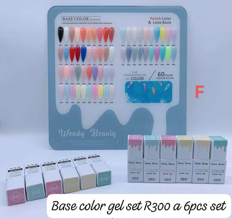 60 Base Color Gel Set
