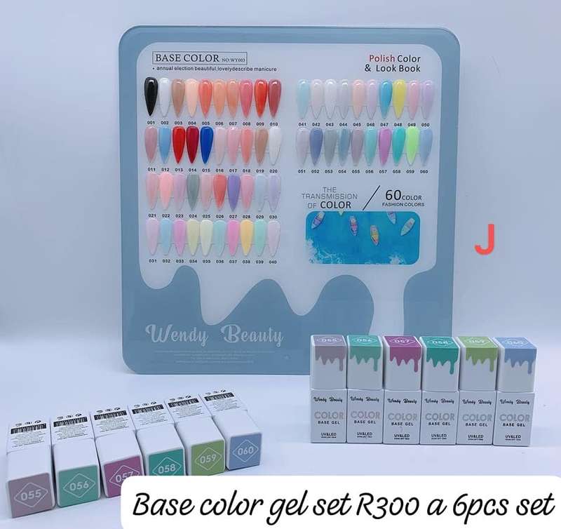 60 Base Color Gel Set