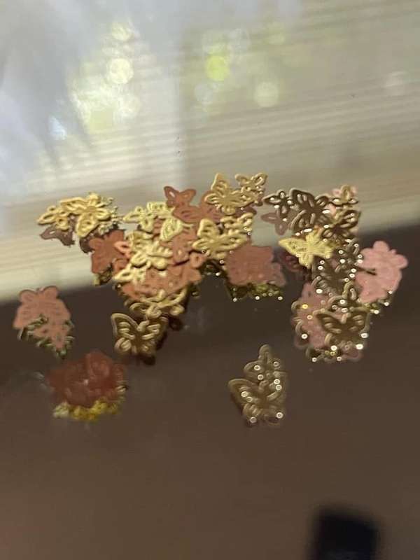 Butterfly Alloy nail art 10pcs