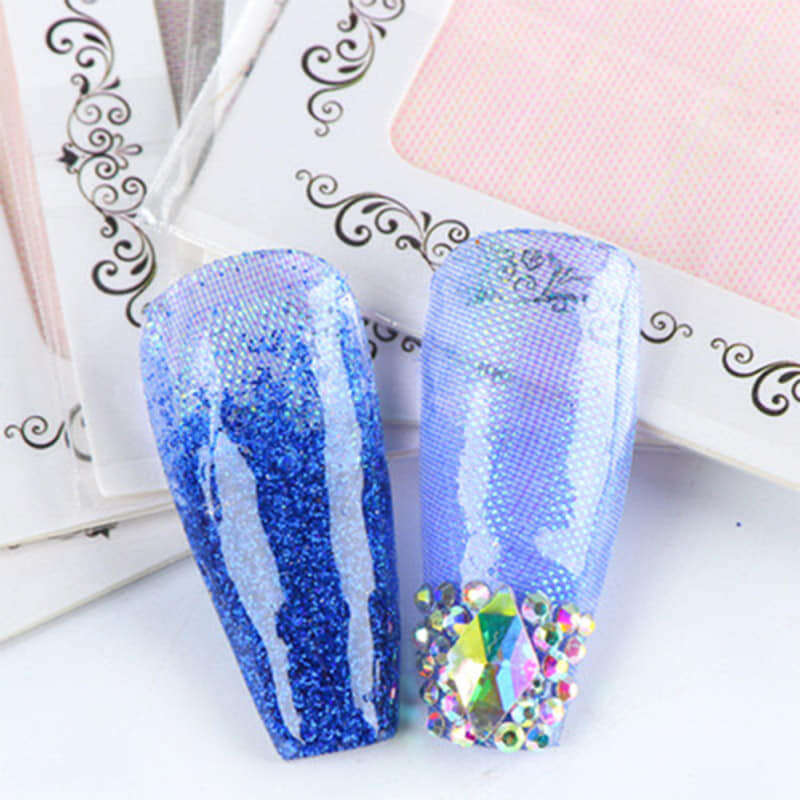 Mermaid Mesh Nail Art Random color