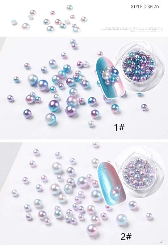 Mermaid Pearl Nail Art