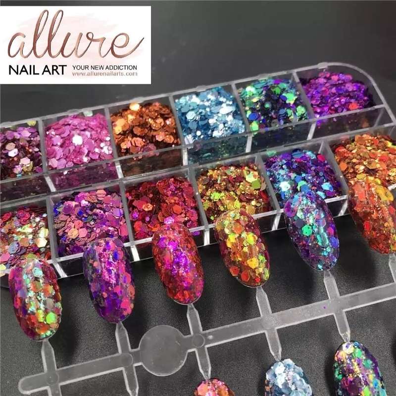 Cosmetic Grade Nail Resin Art Glitter