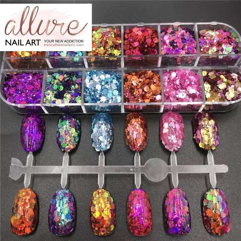 Cosmetic Grade Nail Resin Art Glitter