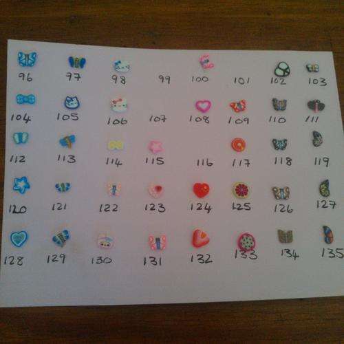 fimo nail art 30pcs a bag