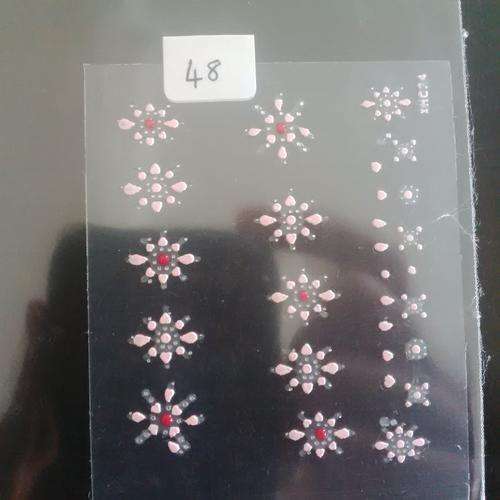 pink nail art stickers
