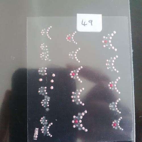 pink nail art stickers